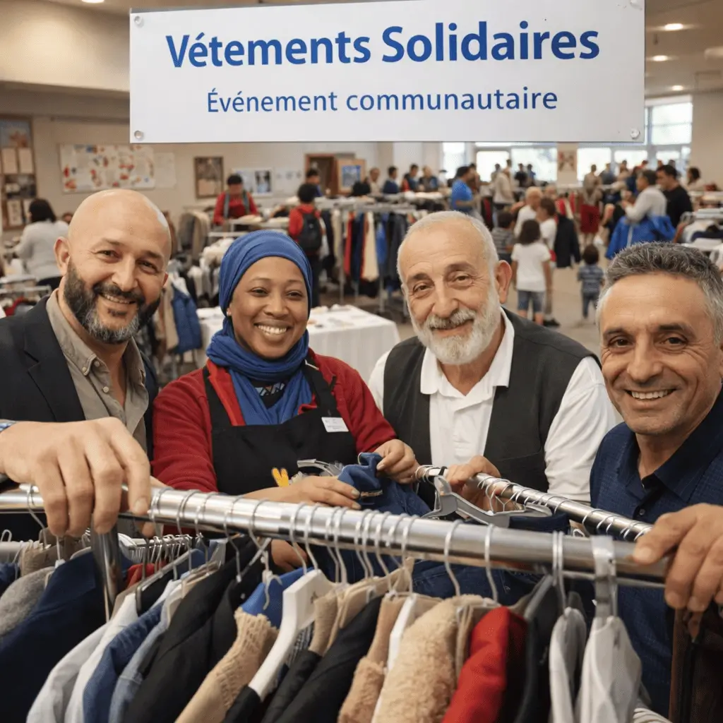 Événement bourse vêtements familles association solidaire Gagny Seine-Saint-Denis