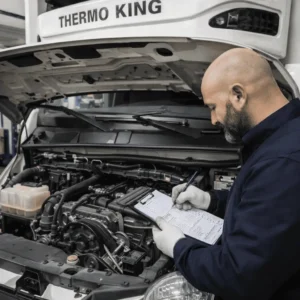 Maintenance camion frigorifique Un Panier Pour Tous Gagny garage