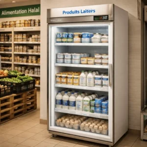 Réfrigérateur supplémentaire produits laitiers épicerie solidaire Gagny