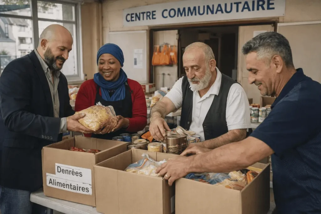 Fondation épicerie solidaire Gagny 2016 premiers bénévoles