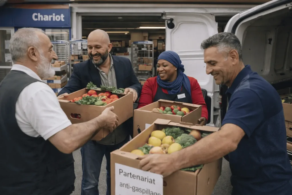 Collecte invendus Grand Frais partenariat association Gagny