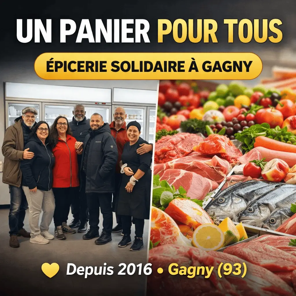 Vignette vidéo présentation association Un Panier Pour Tous épicerie solidaire Gagny Seine-Saint-Denis
